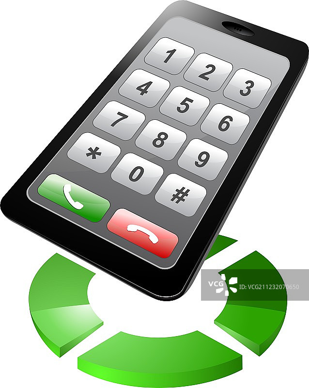 智能手机拨号界面图片素材