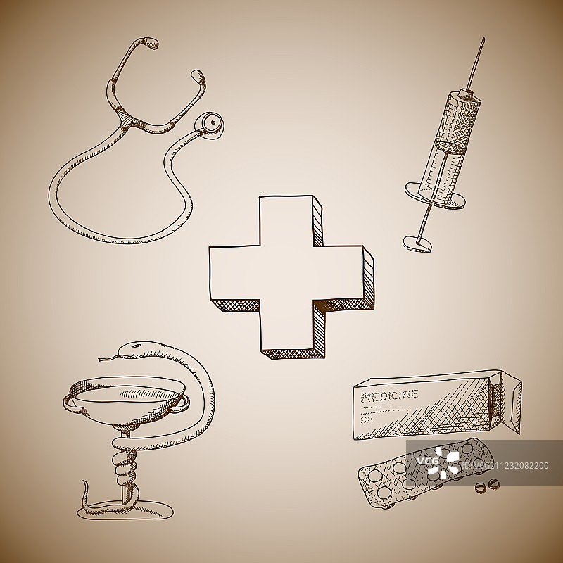 医疗符号合集图片素材