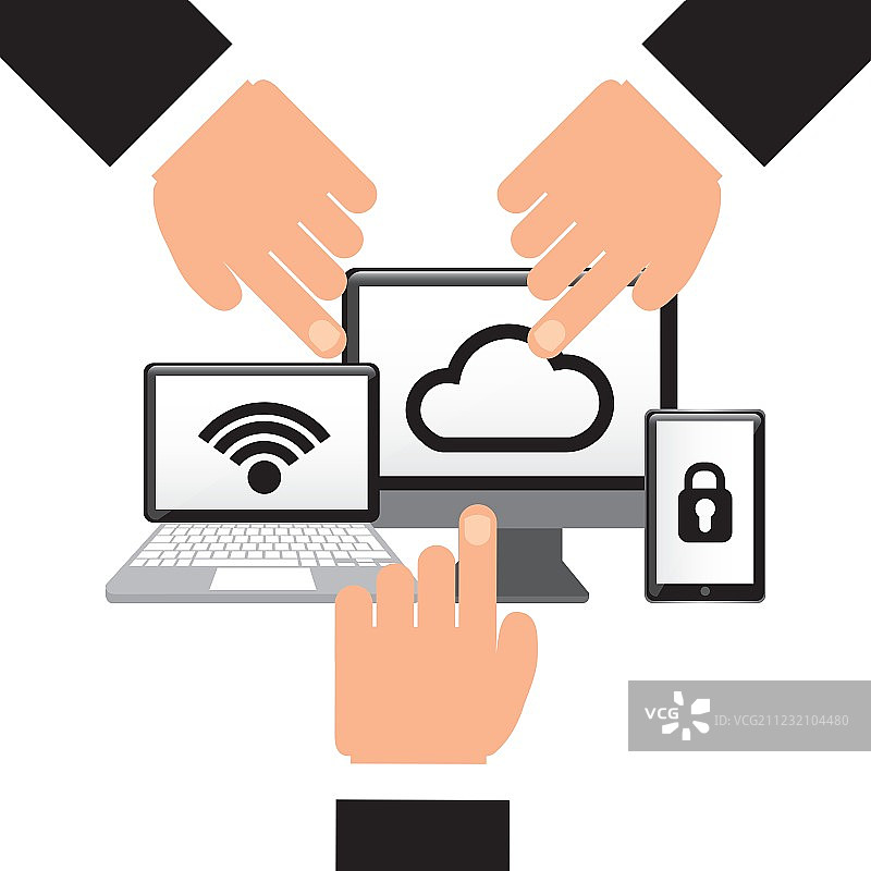 无线网络连接图片素材