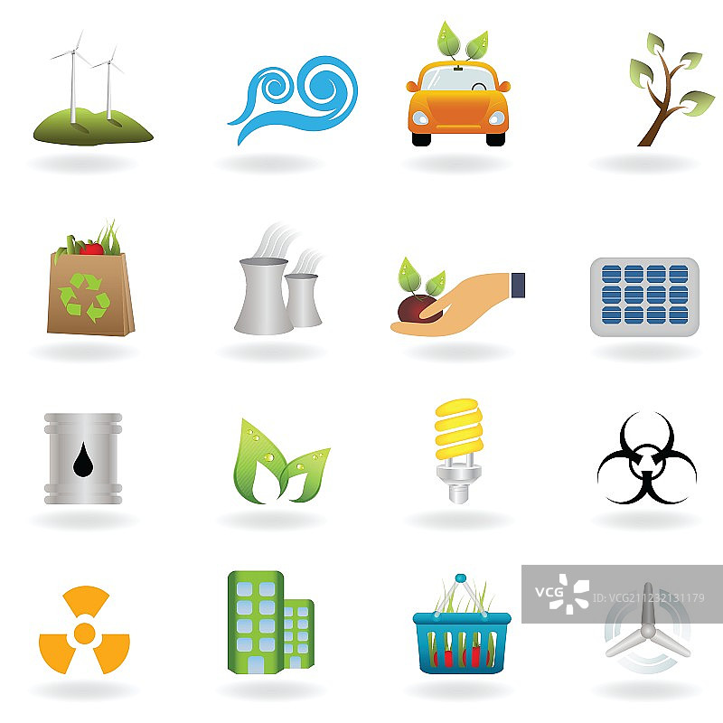 生态图标合集图片素材