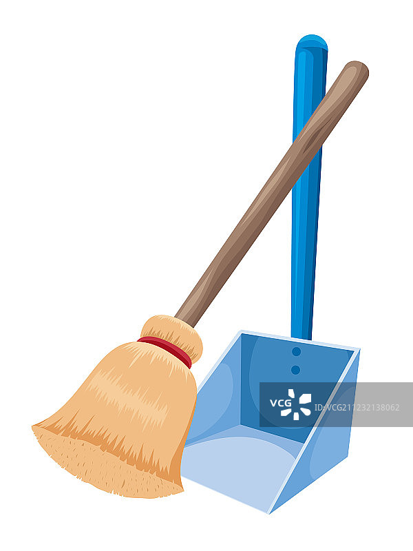 扫帚和簸箕图片素材