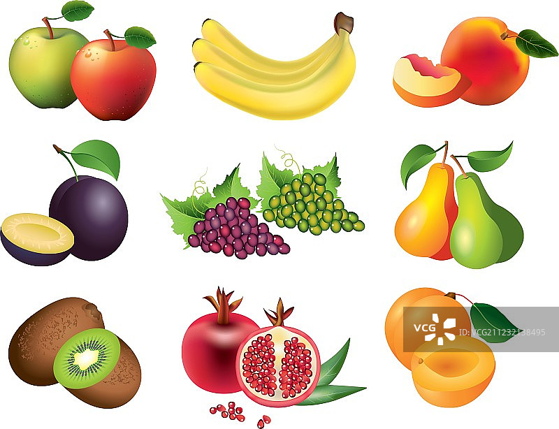 水果合集图片素材