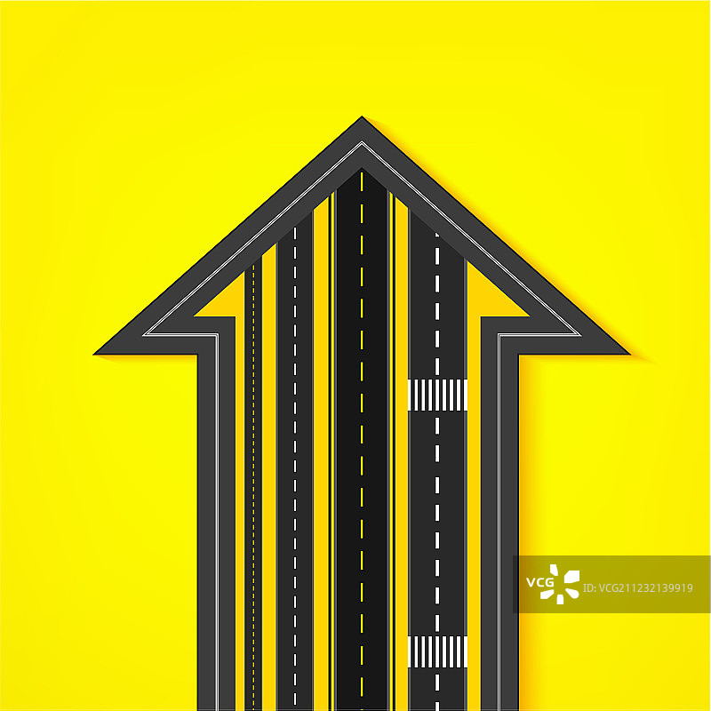 公路箭头图片素材