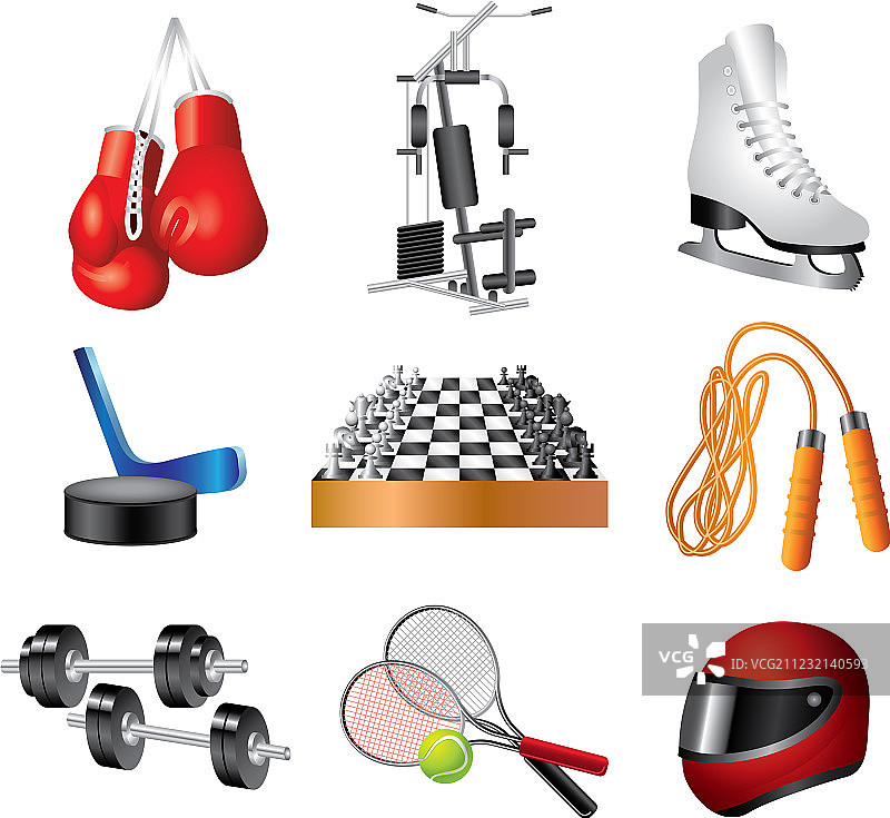 运动用品图标图片素材