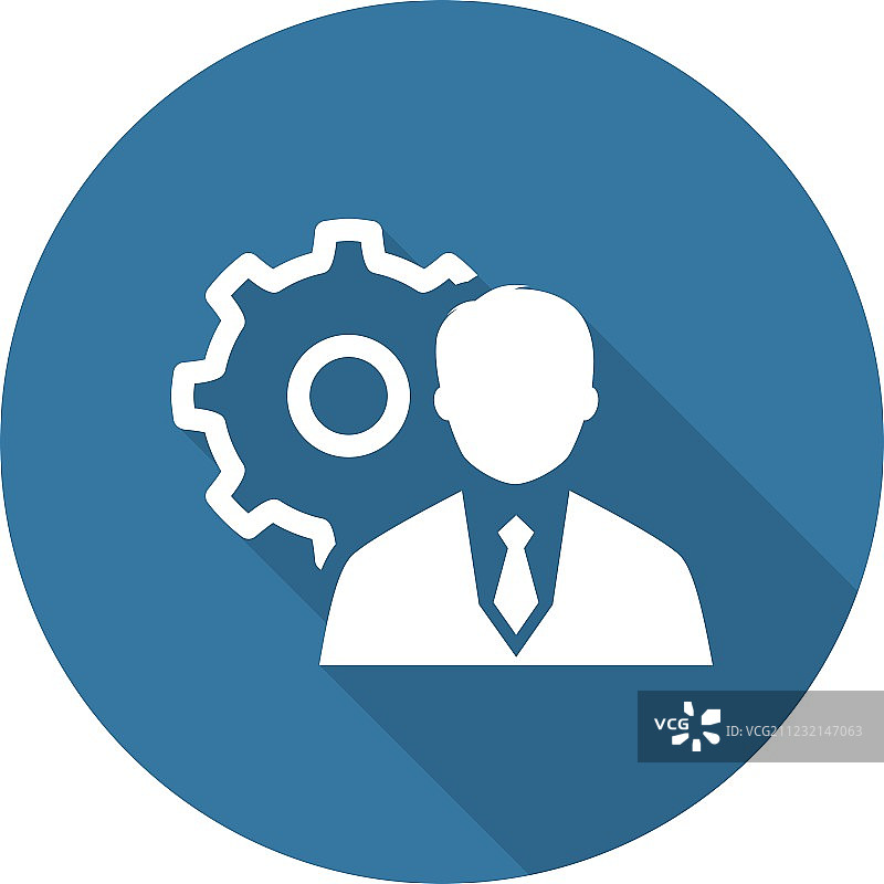 管理图标商业概念扁平设计图片素材