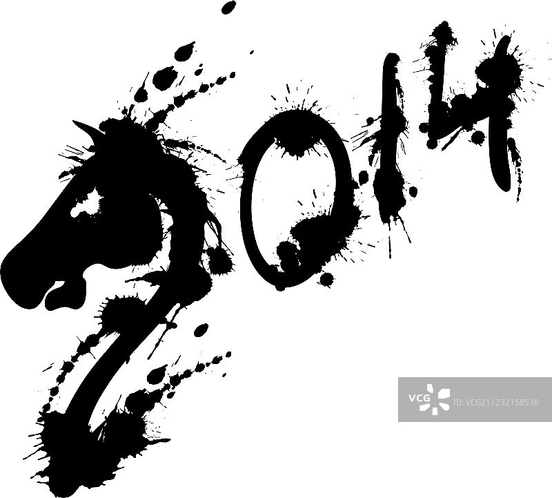 2014年马图片素材