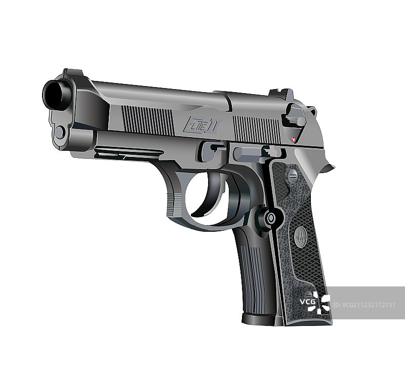 贝雷塔精英手枪图片素材