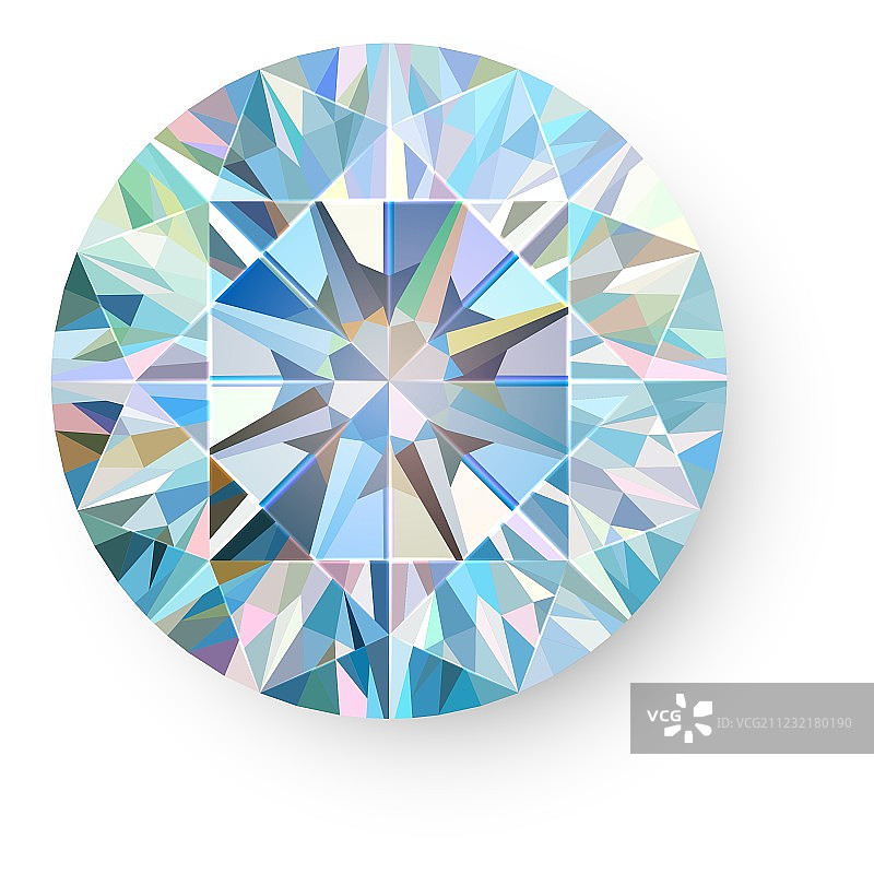 白色背景上的珍贵宝石图片素材