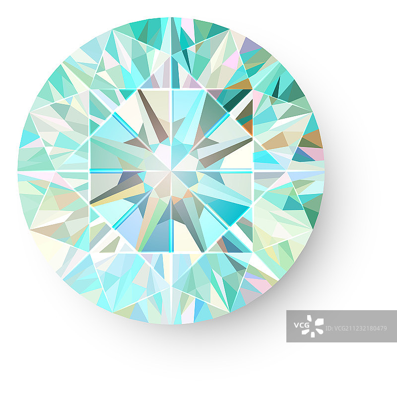 白色背景上的珍贵宝石图片素材