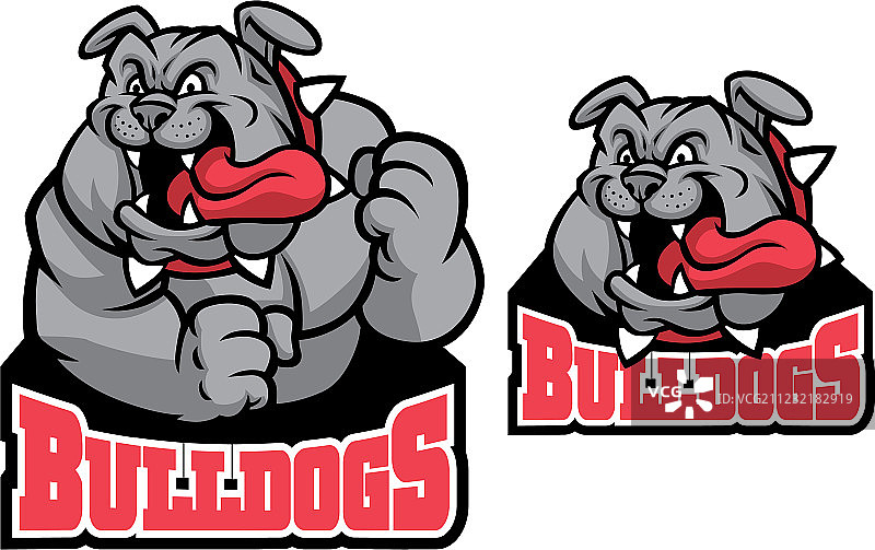 斗牛犬吉祥物图片素材