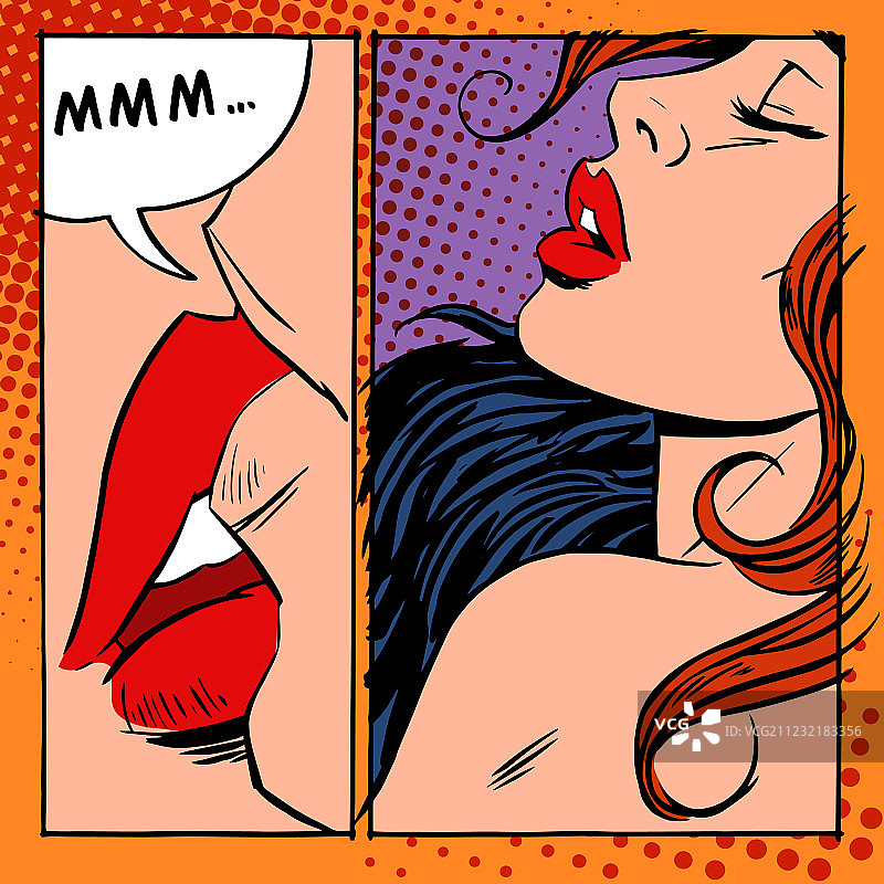 激情之吻图片素材