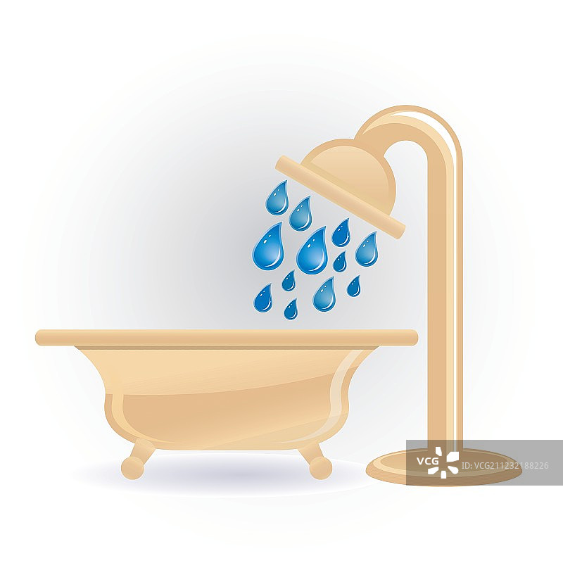 淋浴图标图片素材