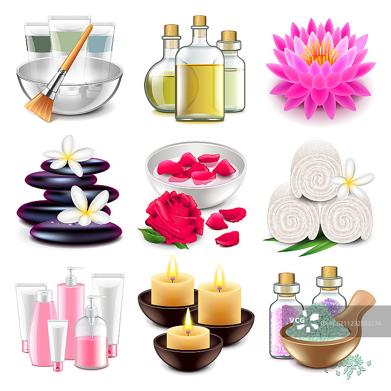 水疗图标合集图片素材