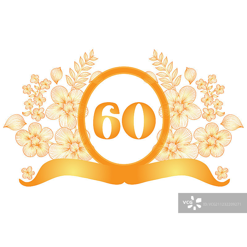 60周年纪念banner图片素材