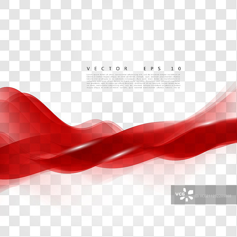 红色曲线背景图片素材