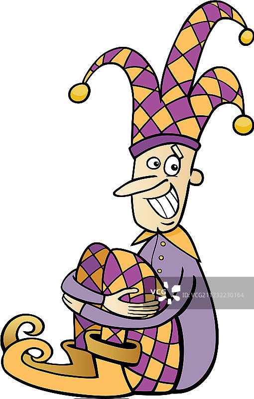 小丑剪贴画卡通图片素材