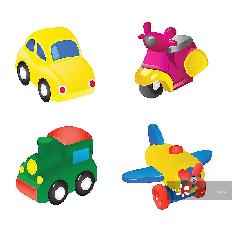 玩具插画图片素材