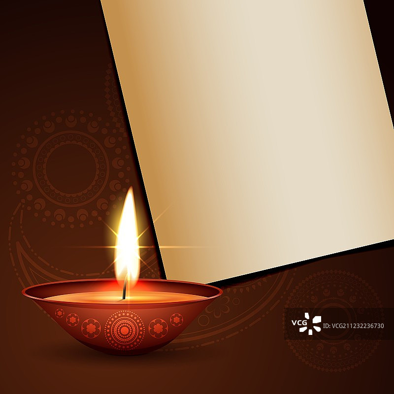 排灯节节日祝福图片素材