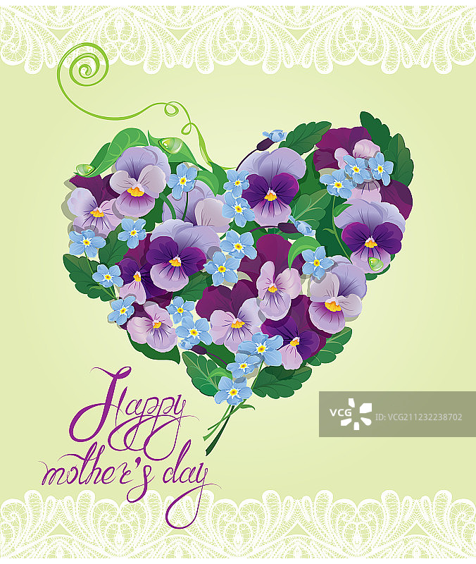 母亲节贺卡图片素材