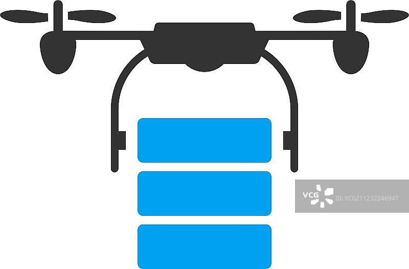 货运无人机图标图片素材