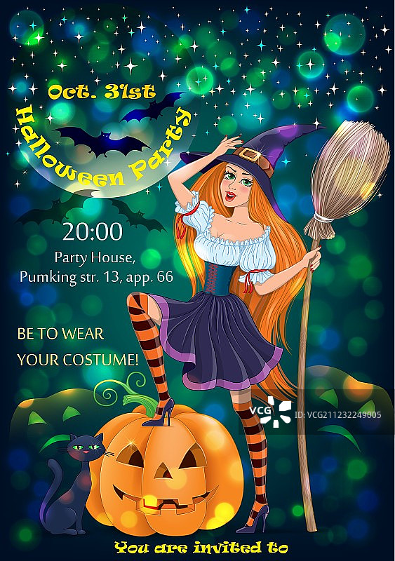 万圣节派对海报图片素材