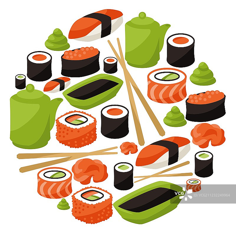 寿司背景图片素材