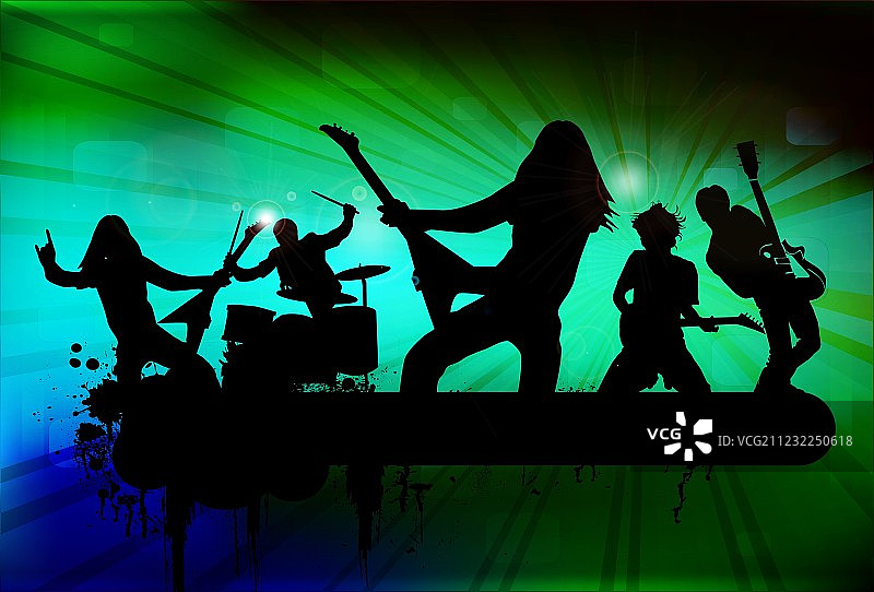 摇滚明星图片素材