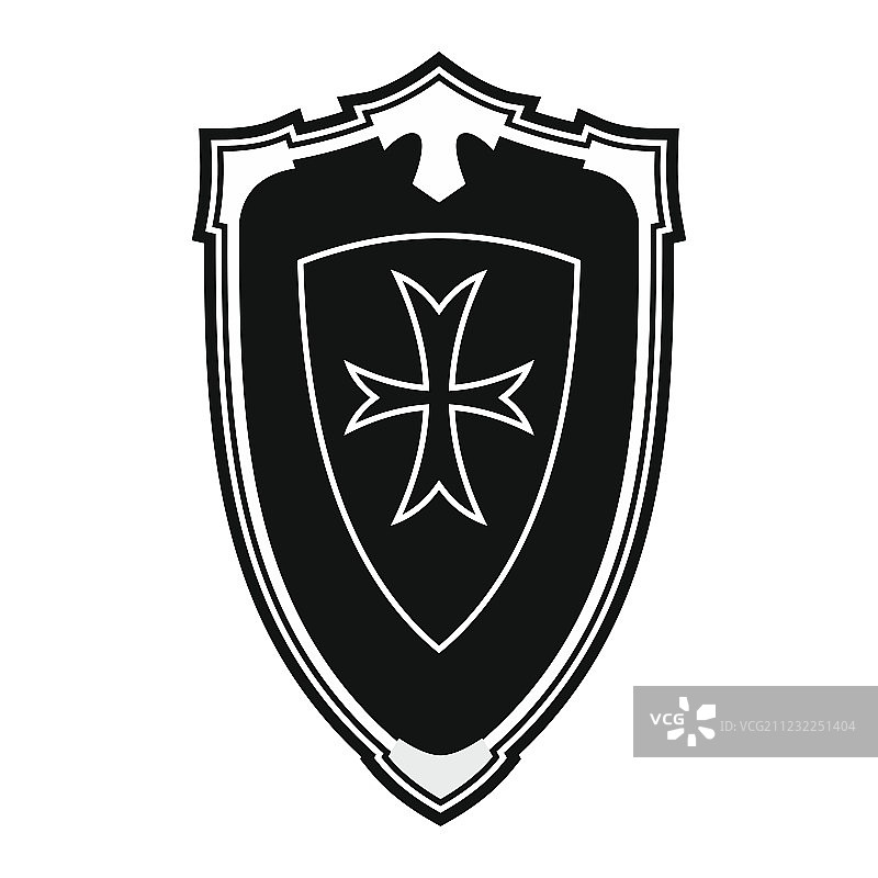 简洁盾牌图标图片素材