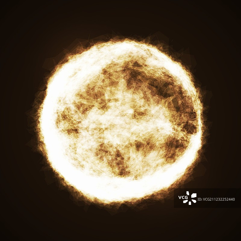 黑暗空间中的太阳图片素材