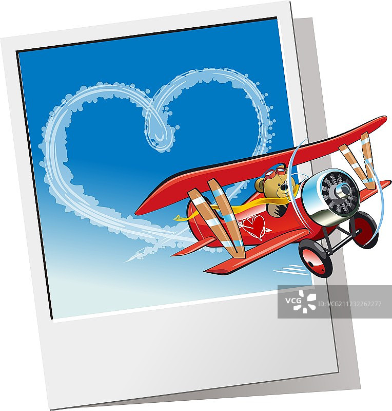 卡通情人节贺卡图片素材