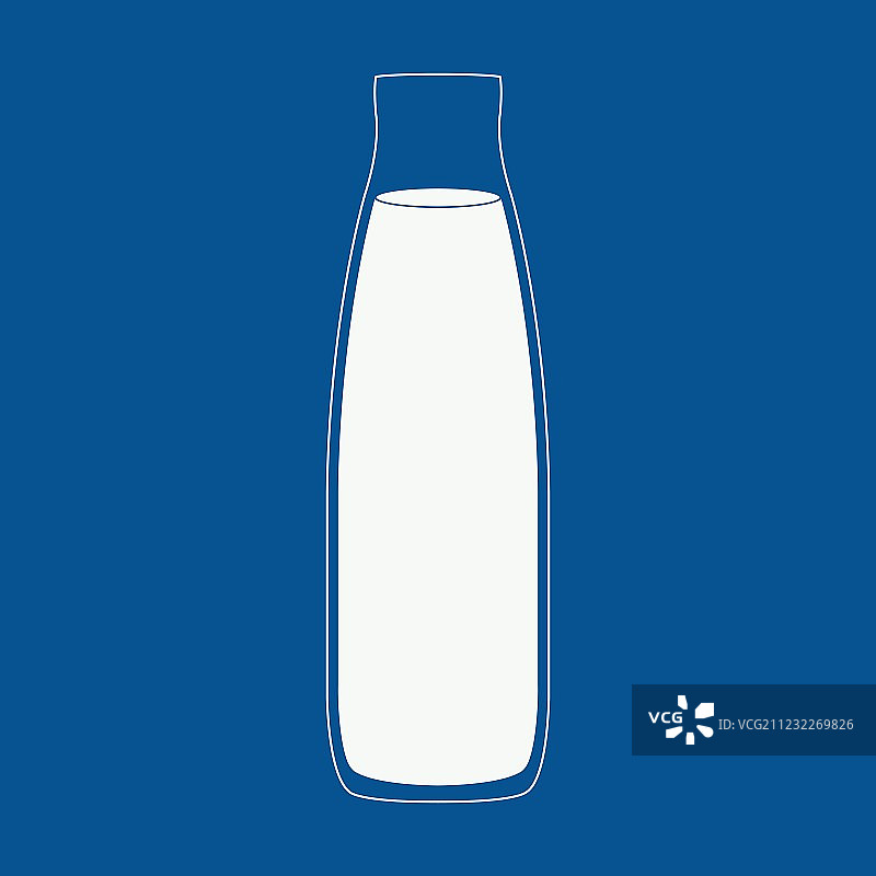 牛奶瓶图片素材
