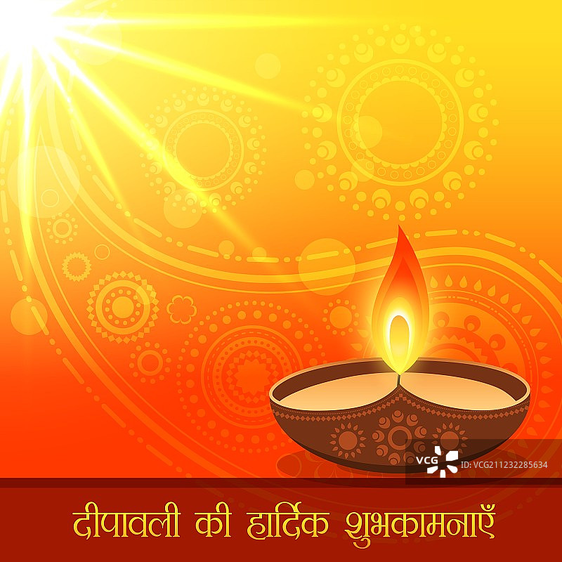 美丽的印度排灯节图片素材