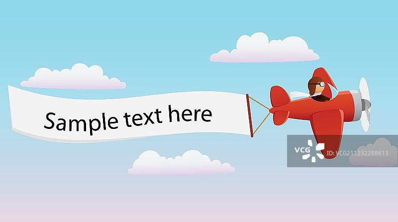 卡通飞行员图片素材