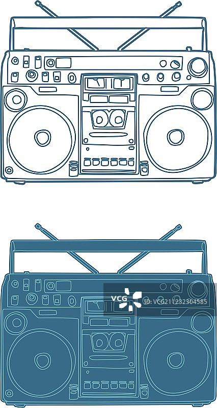 手提式收录机图片素材