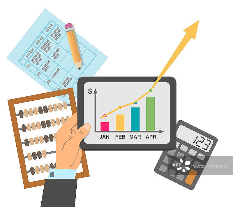 金融商业计划图片素材