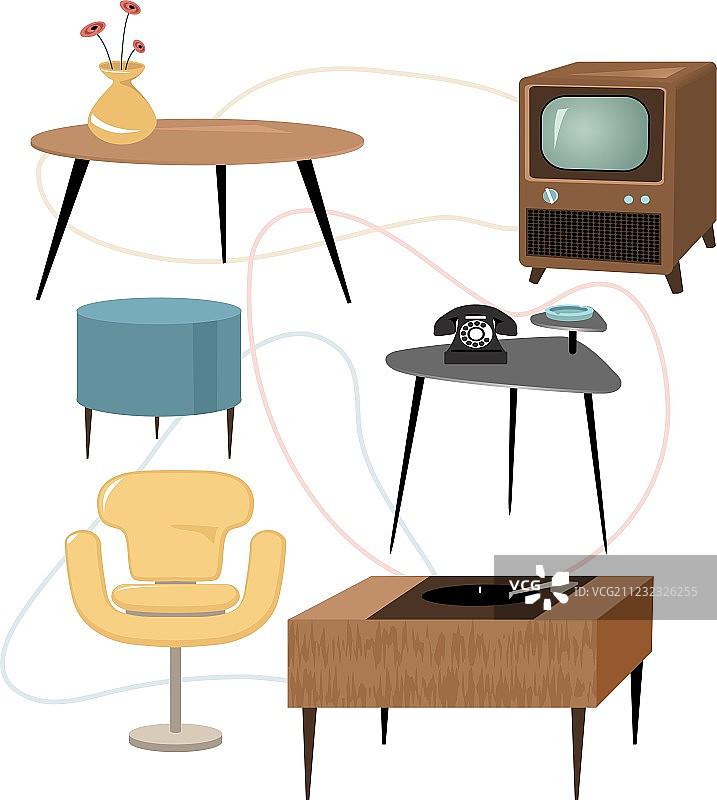 世纪中期现代风格图片素材