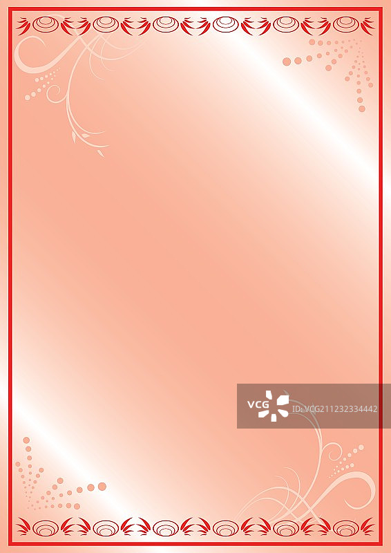 浪漫粉色鲜花框架图片素材