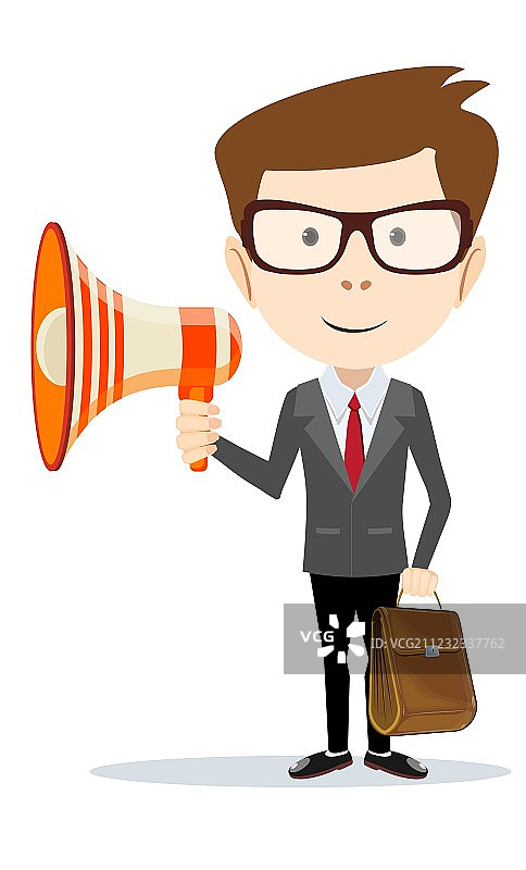 商务人士作为信使进行谈判图片素材