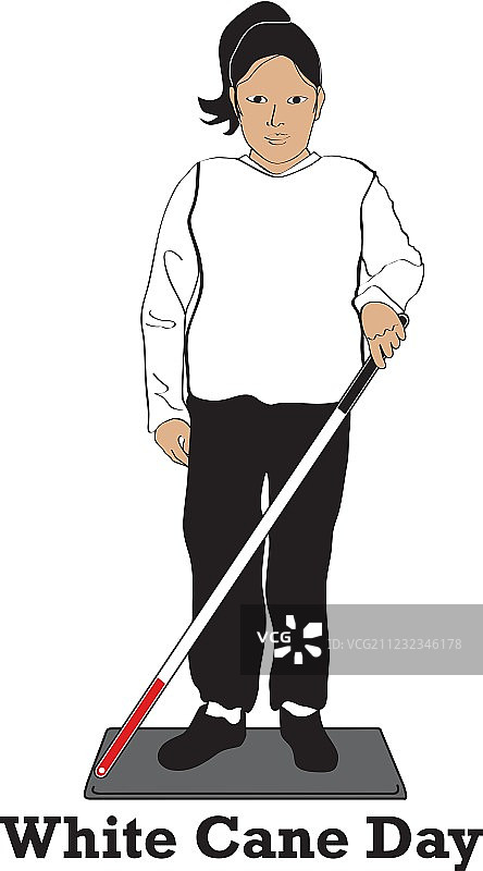 世界盲人节图片素材