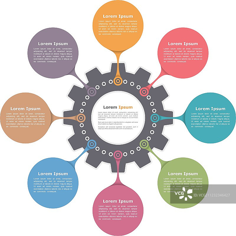 圆形信息图图片素材