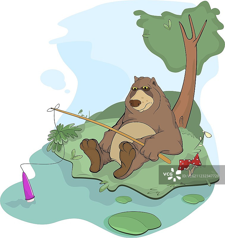 渔夫熊图片素材