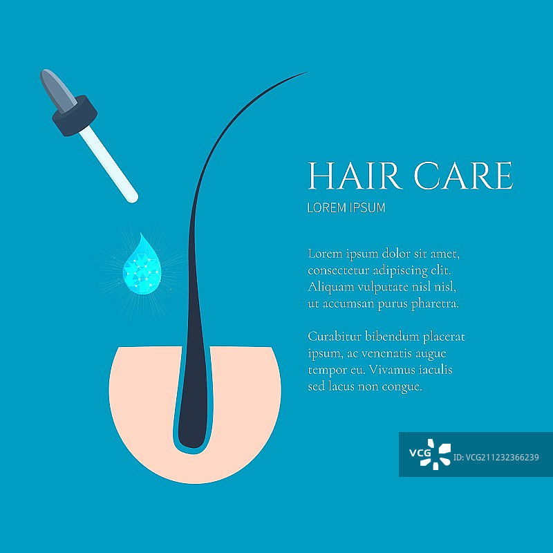 头发护理概念图片素材