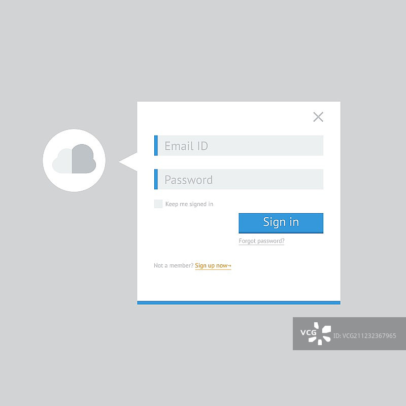 登录表单图片素材