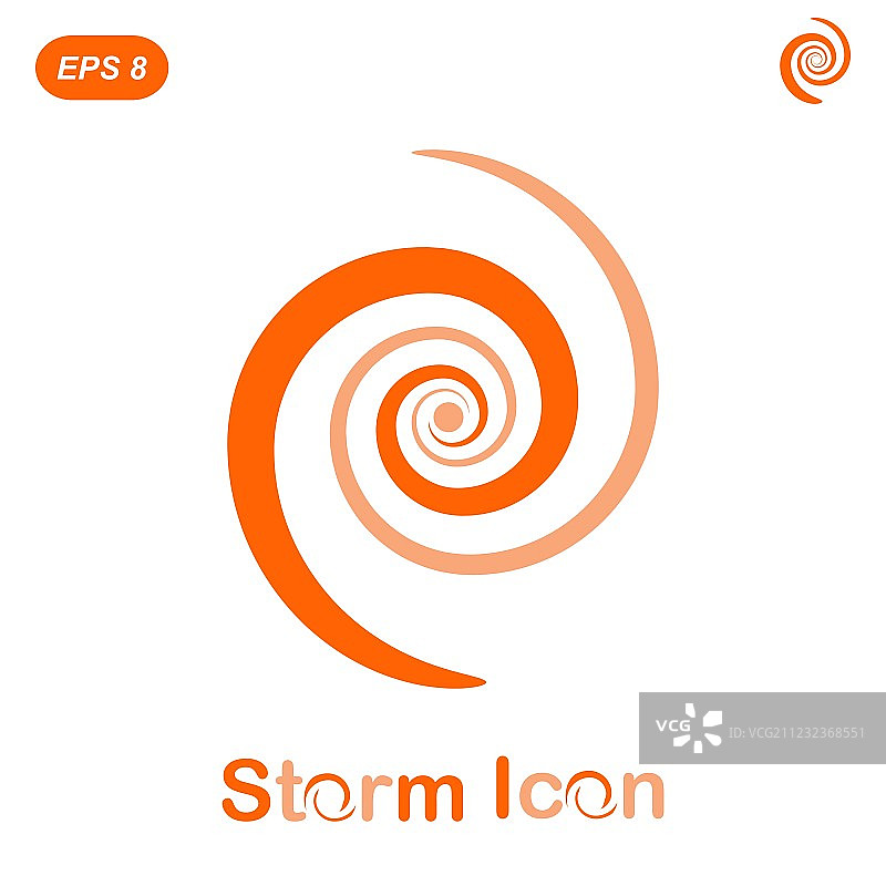 风暴螺旋概念图片素材