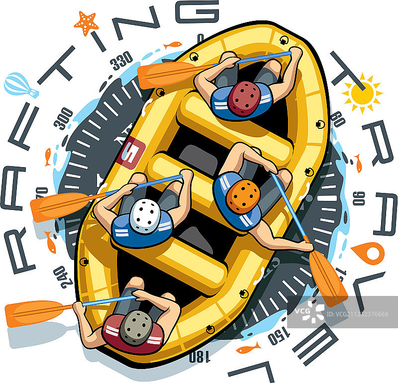 漂流旅游船图片素材