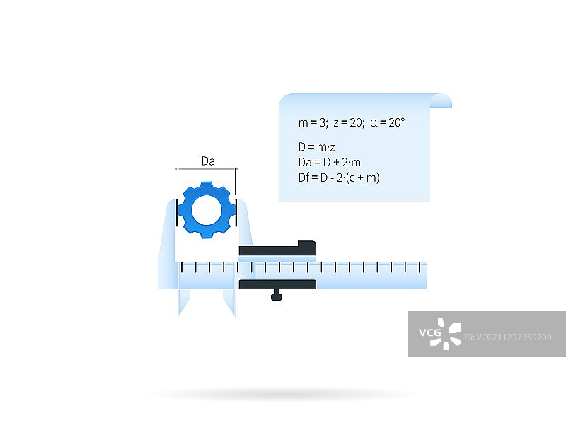 卡尺图标图片素材
