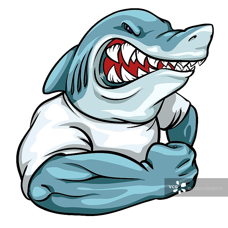 动物吉祥物团队标签设计图片素材