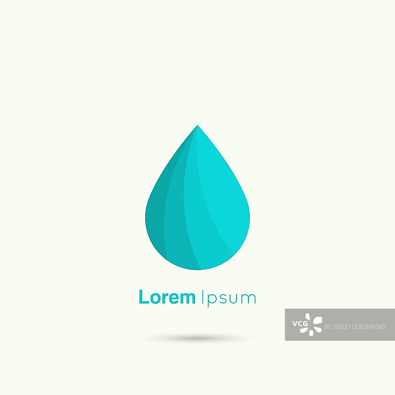 蓝色水滴抽象背景图片素材