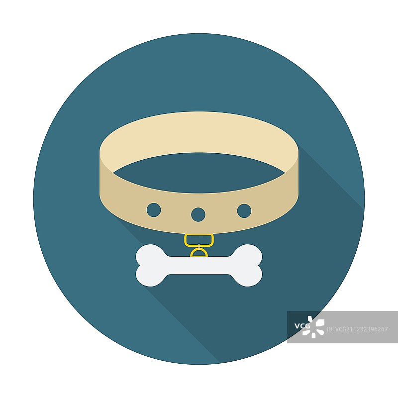 带骨头的项圈图片素材