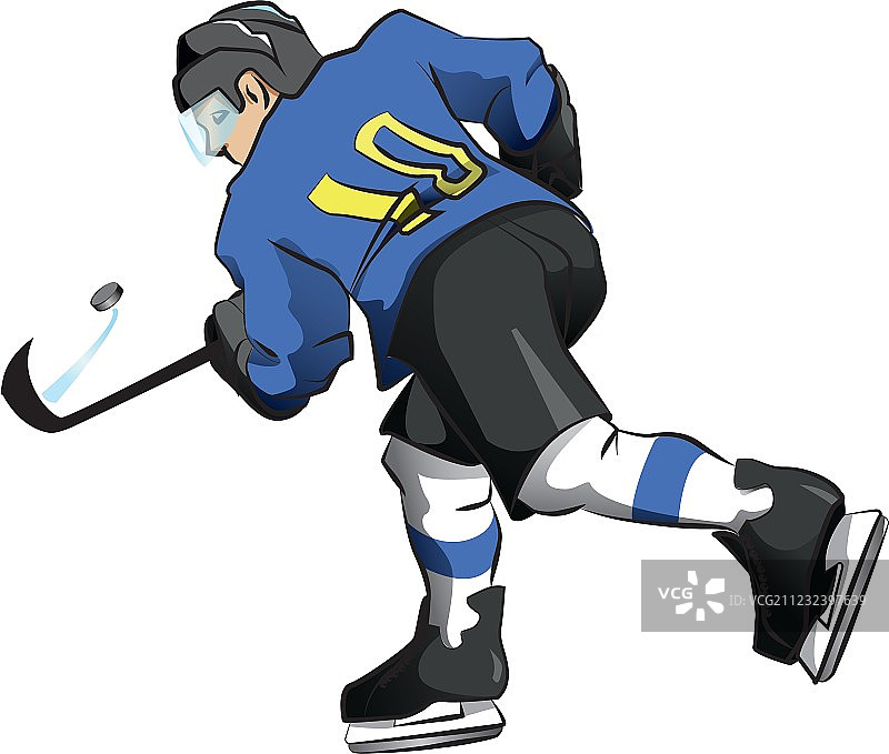 冰球运动员图片素材